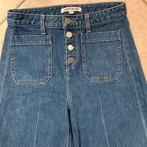 Elizabeth and James high waisted widr leg jeans!